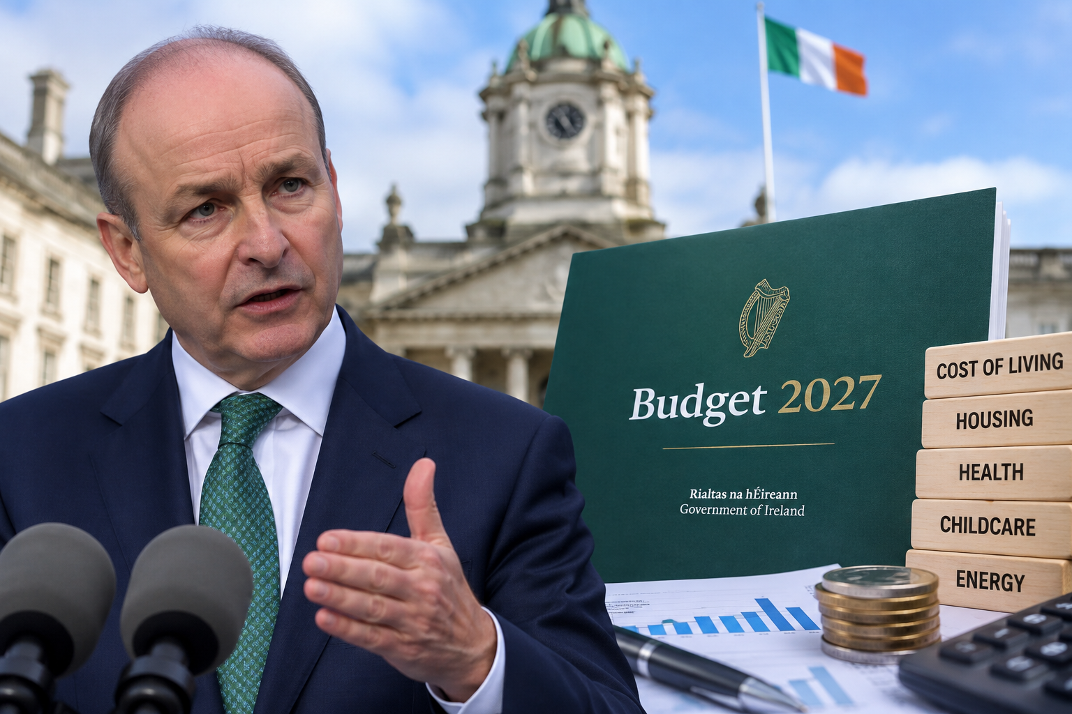 Budget 2027 nie spełni wszystkich oczekiwań. Taoiseach ostrzega przed trudnymi decyzjami