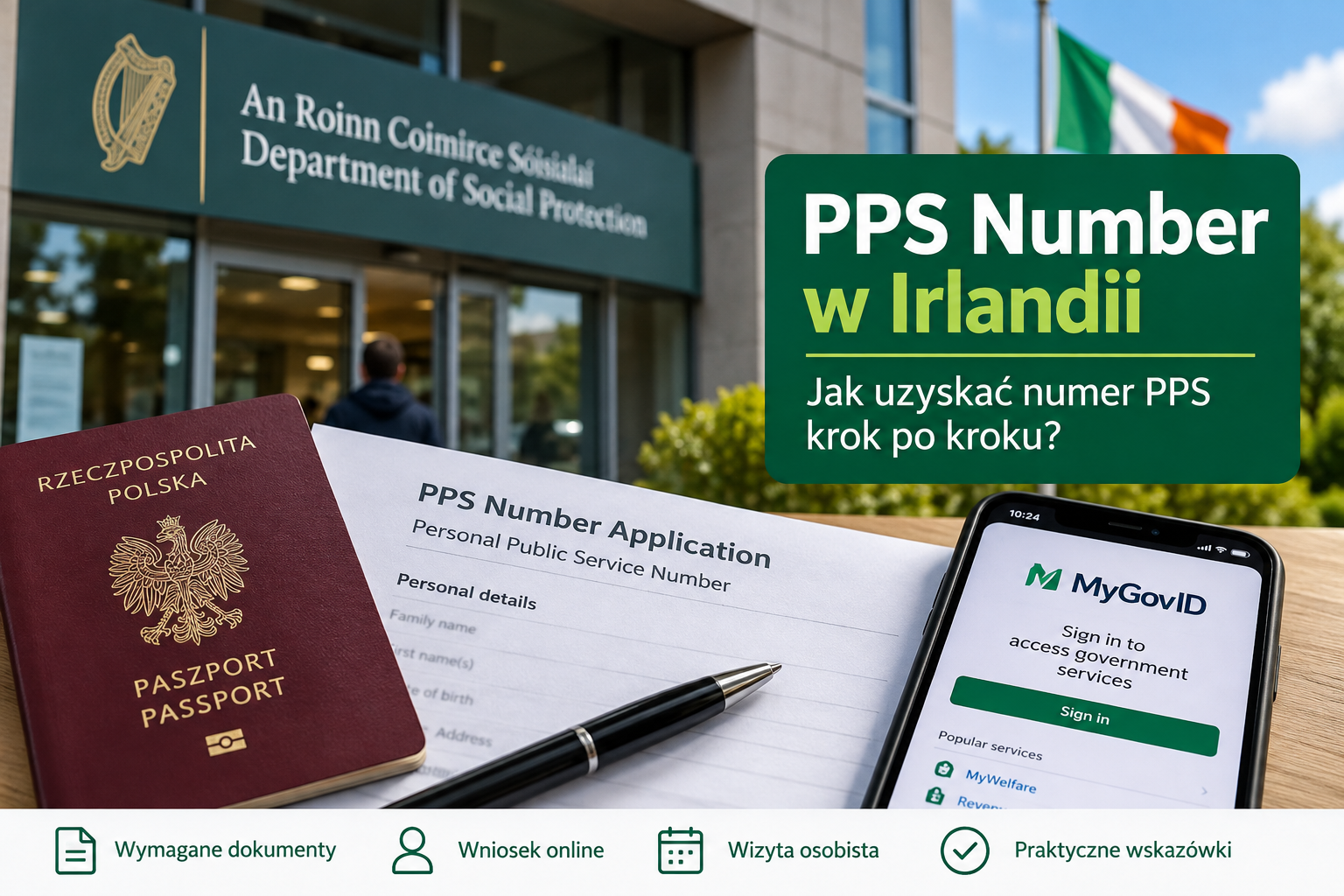 PPS Number w Irlandii – jak uzyskać numer PPS krok po kroku