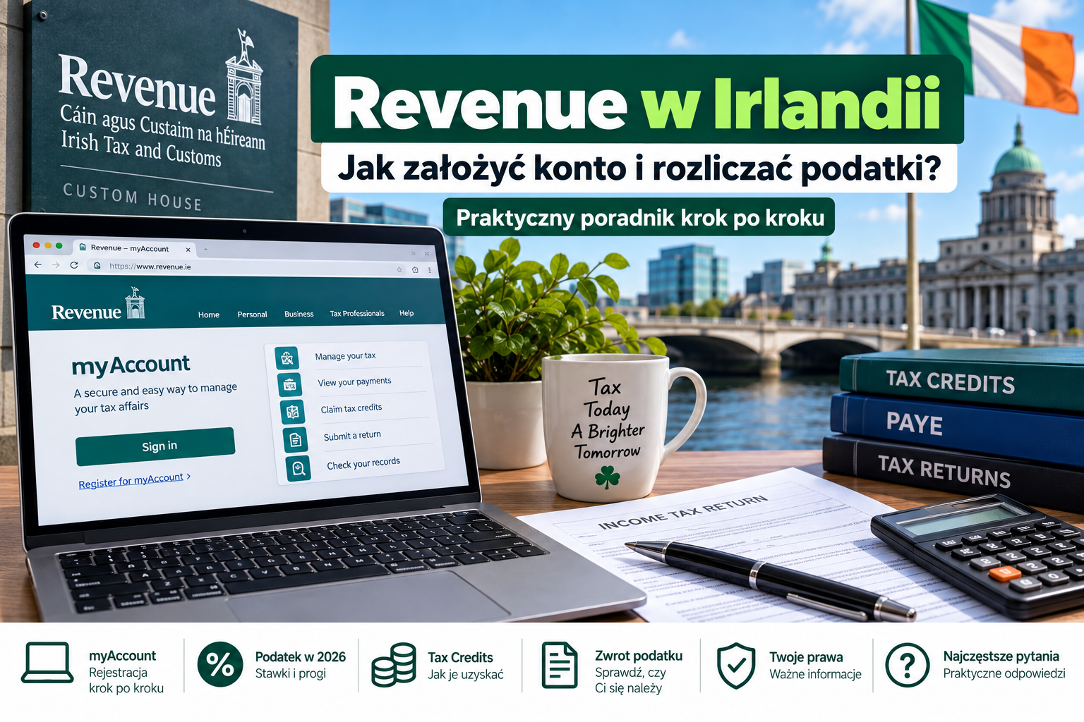 Revenue w Irlandii – jak założyć konto i rozliczać podatki?